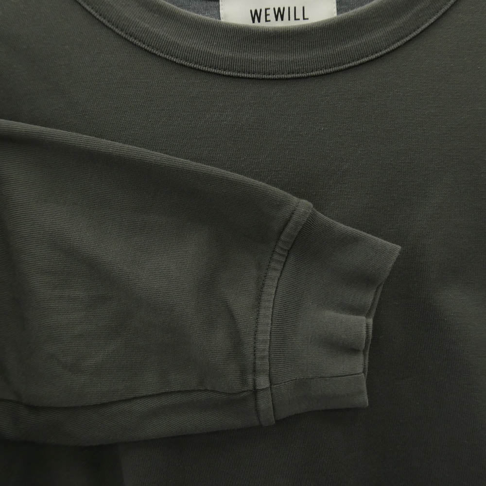 ウィーウィル CUFF LS T-SHIRT 長袖 カットソー グレー系 3【中古】