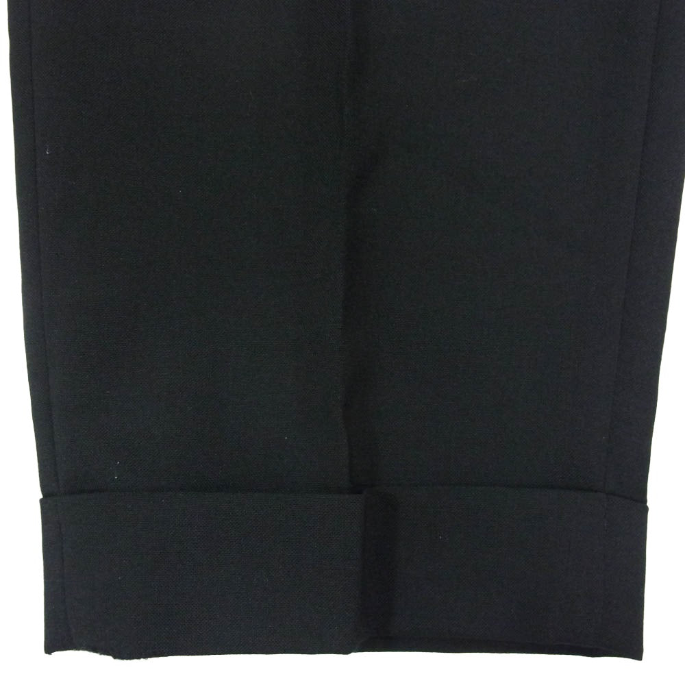 Sacai サカイ 21AW 21-02556M Suiting Pants ベルテッド タック スラックス パンツ ブラック系 3【中古】