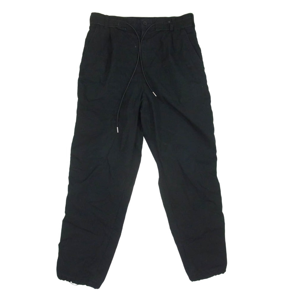 Sacai サカイ 21SS 21-02504M Suiting Pants ドローストリングス パンツ チノパンツ ブラック系 3【中古】