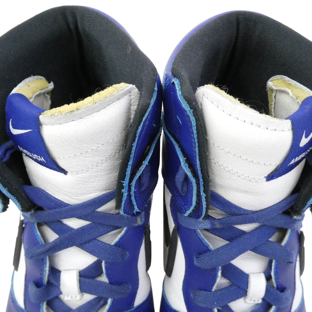 NIKE ナイキ 21SS CU7544-400 × Ambush Nike Dunk High Deep Royal ナイキ ダンク ハイ ディープロイヤル ハイカット ブルー系 ホワイト系 29cm【中古】