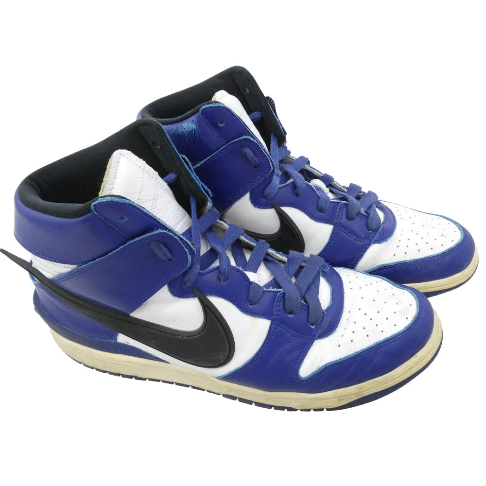 NIKE ナイキ 21SS CU7544-400 × Ambush Nike Dunk High Deep Royal ナイキ ダンク ハイ ディープロイヤル ハイカット ブルー系 ホワイト系 29cm【中古】