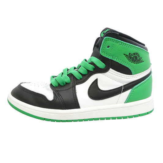 NIKE ナイキ FD1412-031 PS Jordan 1 Retro High OG Celtics Black and Lucky Green ジョーダン1 レトロ ハイ キッズ スニーカー セルティックス ブラック アンド ラッキーグリーン 2023 マルチカラー系 21cm【中古】