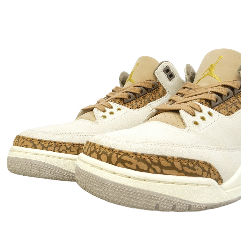 NIKE ナイキ CT8532-102 Air Jordan 3 Retro Orewood Brown エアジョーダン3 オールウッドブラウン レトロ ハイカット スニーカー オフホワイト系 ライトブラウン系 27cm【中古】