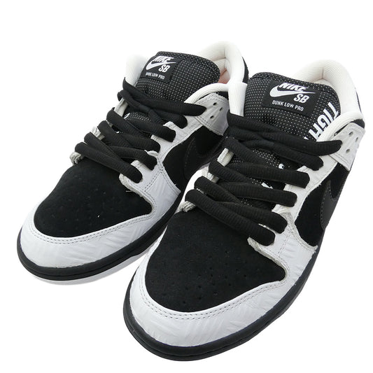 NIKE ナイキ FD2629-100 × TIGHTBOOTH タイトブース SB Dunk Low Pro QS Black and White ナイキ SB ダンク ロー プロ QS ローカットスニーカー ブラック系 ホワイト系 27cm【中古】