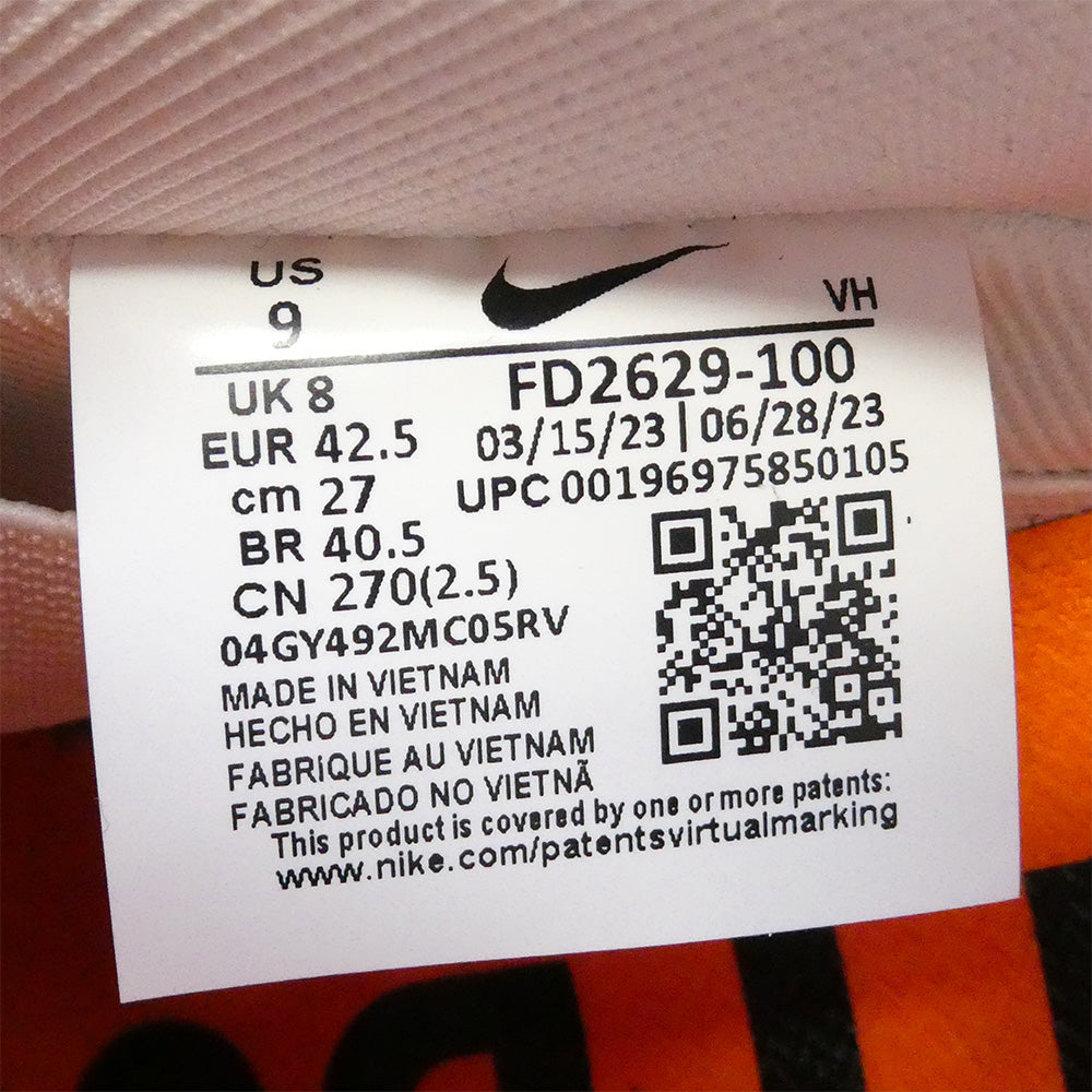 NIKE ナイキ FD2629-100 × TIGHTBOOTH タイトブース SB Dunk Low Pro QS Black and White ナイキ SB ダンク ロー プロ QS ローカットスニーカー ブラック系 ホワイト系 27cm【中古】