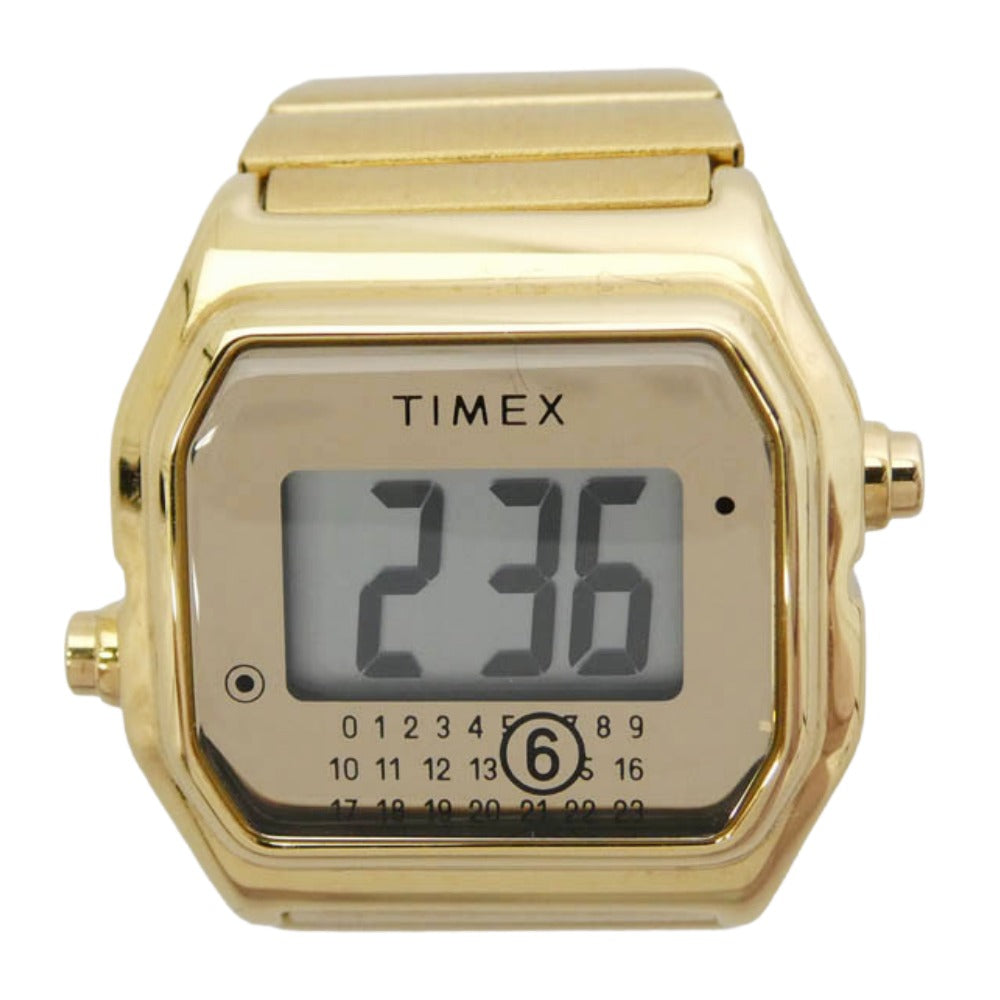 MAISON MARGIELA メゾンマルジェラ TIMEX タイメックス TW2Y50200QY × TIMEX タイメックス × MM6 エムエムシックス リング ウォッチ GOLD ゴールド ゴールド系 UNI【美品】【中古】