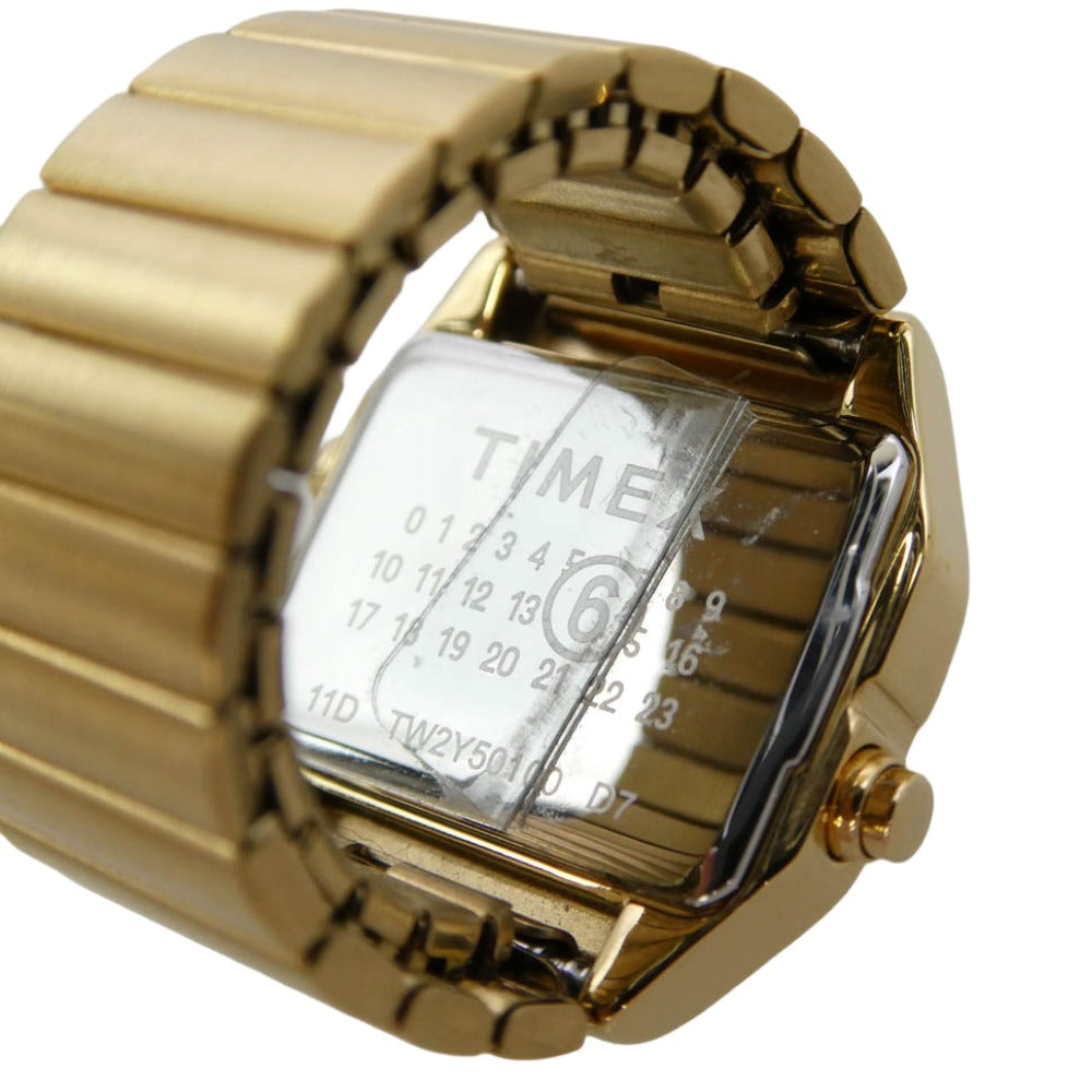 MAISON MARGIELA メゾンマルジェラ TIMEX タイメックス TW2Y50200QY × TIMEX タイメックス × MM6 エムエムシックス リング ウォッチ GOLD ゴールド ゴールド系 UNI【美品】【中古】