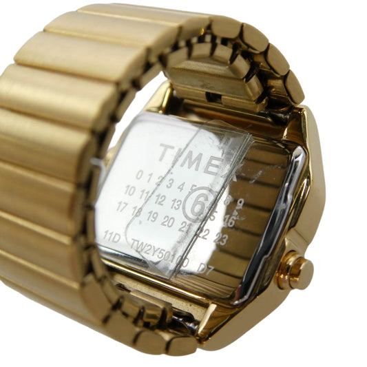 MAISON MARGIELA メゾンマルジェラ TIMEX タイメックス TW2Y50200QY × TIMEX タイメックス × MM6 エムエムシックス リング ウォッチ GOLD ゴールド ゴールド系 UNI【美品】【中古】