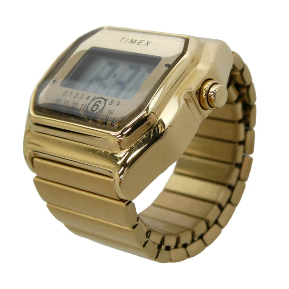MAISON MARGIELA メゾンマルジェラ TIMEX タイメックス TW2Y50200QY × TIMEX タイメックス × MM6 エムエムシックス リング ウォッチ GOLD ゴールド ゴールド系 UNI【美品】【中古】