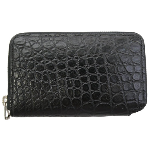 イッチ ITTI-WLT-006.5-H CRISTY SMART MID WLT.5 CROCO クリスティ スマート クロコ ウォレット ブラック系【美品】【中古】