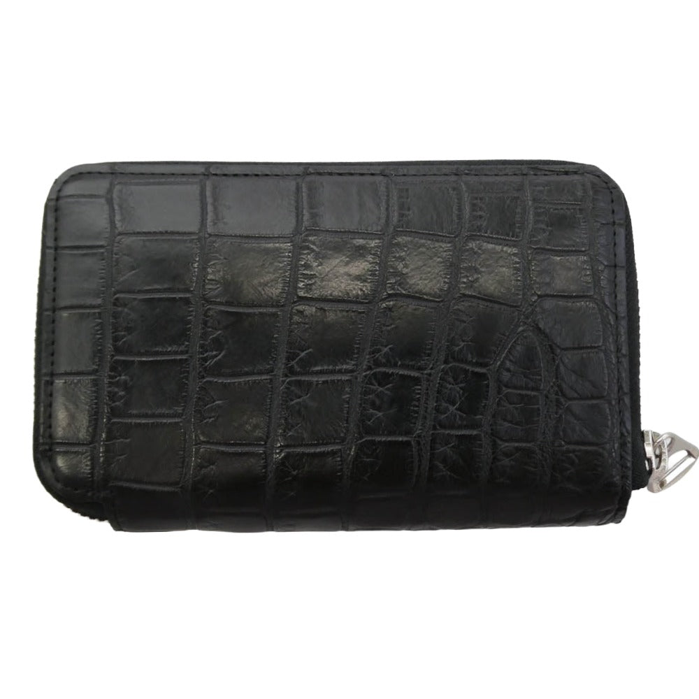 イッチ ITTI-WLT-006.5-H CRISTY SMART MID WLT.5 CROCO クリスティ スマート クロコ ウォレット ブラック系【美品】【中古】
