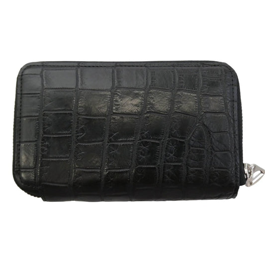 イッチ ITTI-WLT-006.5-H CRISTY SMART MID WLT.5 CROCO クリスティ スマート クロコ ウォレット ブラック系【美品】【中古】