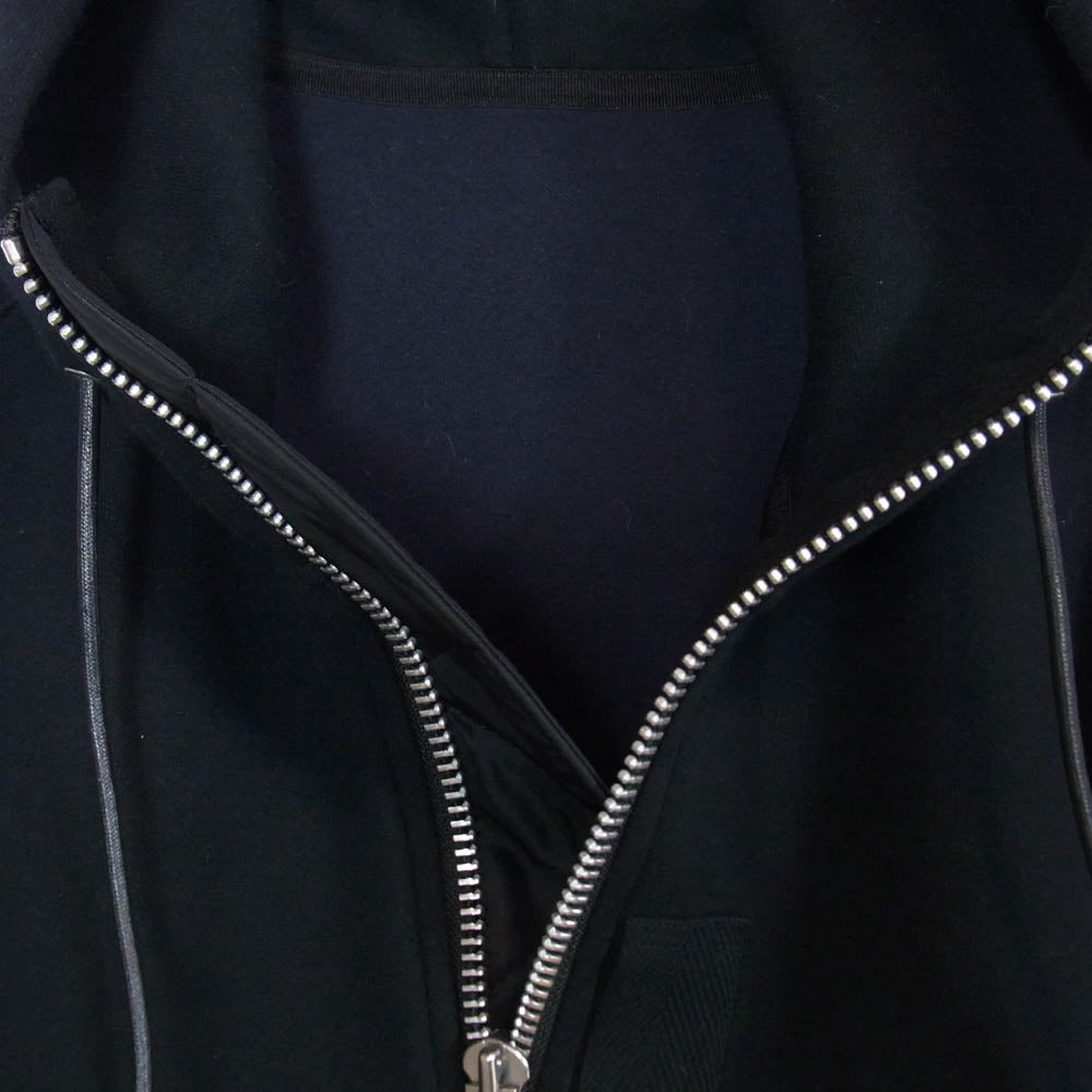 Sacai サカイ 25-03788M Sponge Sweat Hoodie 再構築 MA-1ドッキング スポンジスウェット ジップパーカー ブラック系 S 2【中古】