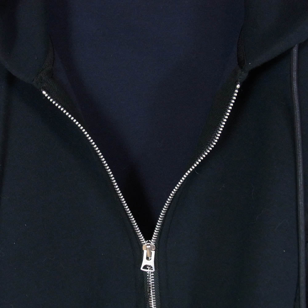 Sacai サカイ SCM-324 Sponge Sweat x Nylon Twill Hoodie 再構築 MA-1ドッキング スポンジスウェット ジップパーカー ブラック系 2【中古】