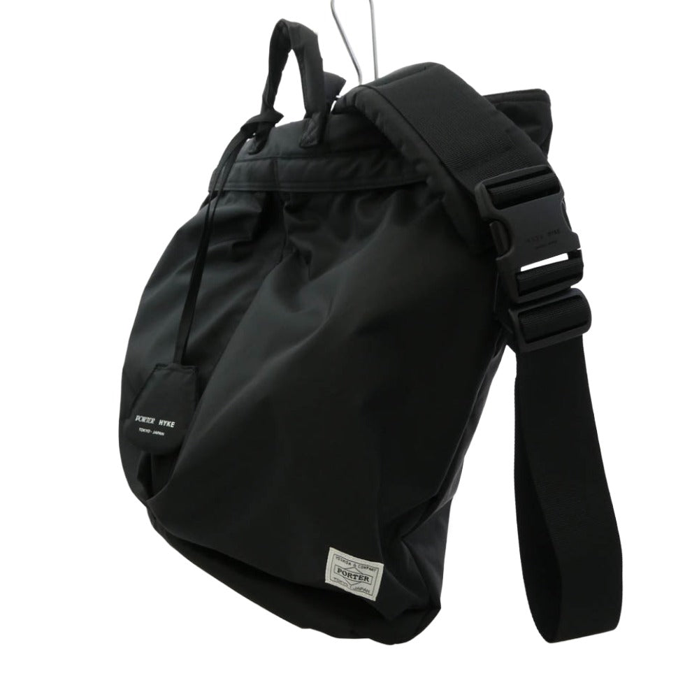 PORTER ポーター HYKE ハイク 386-19562 × HYKE ハイク HELMET BAG ヘルメットバッグ ショルダーバッグ ブラック系【中古】