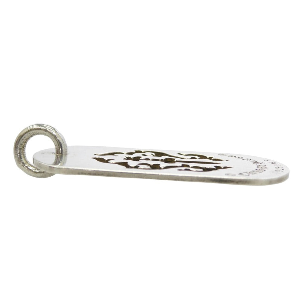 CHROME HEARTS クロムハーツ（原本無） D TAG LRG DAGGER ダガーカットアウトドッグタグ ラージ ペンダント トップ シルバー系【中古】