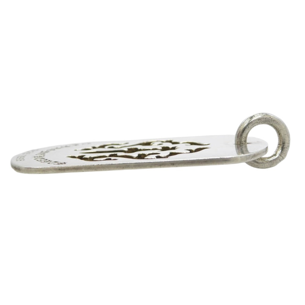 CHROME HEARTS クロムハーツ（原本無） D TAG LRG DAGGER ダガーカットアウトドッグタグ ラージ ペンダント トップ シルバー系【中古】