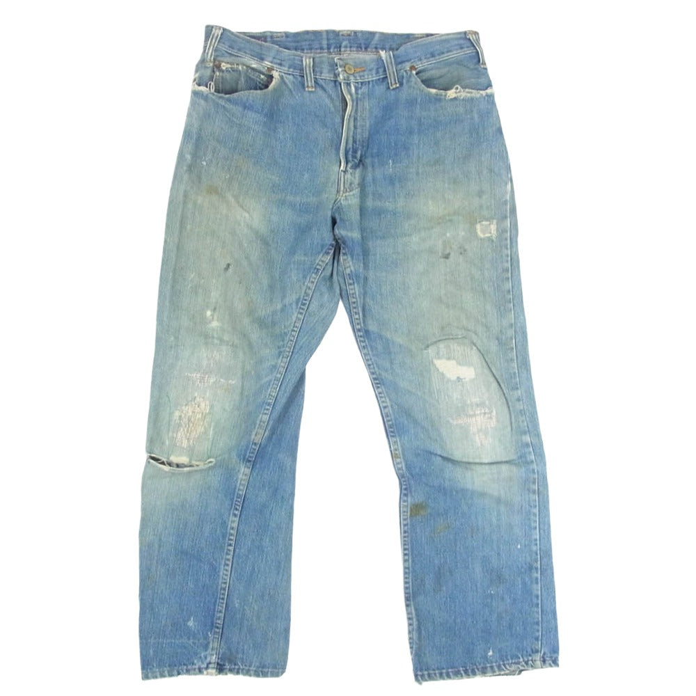 ペニーズ Vintage ヴィンテージ 60s RANCHCRAFT TALON ロングホーンパッチ デニム パンツ インディゴブルー系 サイズ表記無【中古】