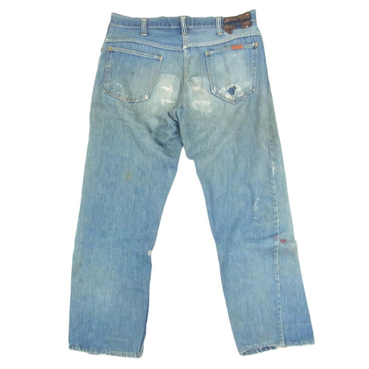 ペニーズ Vintage ヴィンテージ 60s RANCHCRAFT TALON ロングホーンパッチ デニム パンツ インディゴブルー系 サイズ表記無【中古】