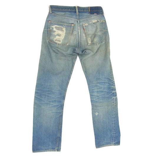 Levi's リーバイス Vintage ヴィンテージ 70s 501 USA製 ボタン裏6 スモールe 66前期 デニム パンツ ライトブルー系 サイズ表記無【中古】