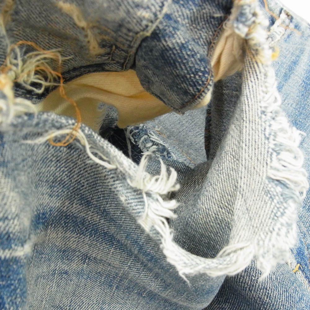 Levi's リーバイス Vintage ヴィンテージ 70s 501 USA製 ボタン裏6 スモールe 66前期 デニム パンツ ライトブルー系 サイズ表記無【中古】