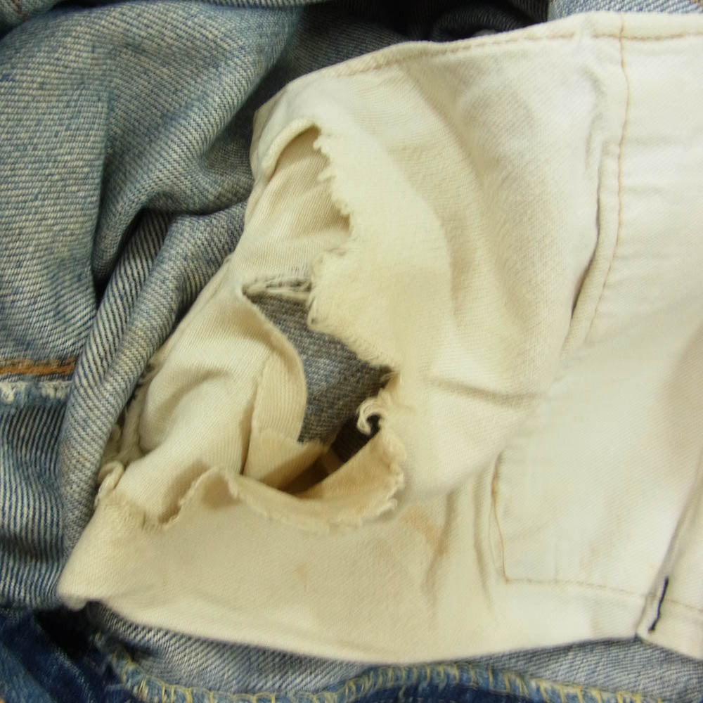 Levi's リーバイス Vintage ヴィンテージ 60s 501 BIGE ビッグE 後期 ボタン裏8 足長R デニム パンツ インディゴブルー系 サイズ表記無【中古】