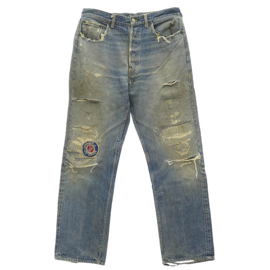 Levi's リーバイス Vintage ヴィンテージ 60s 501 BIG E 前期 Vステッチ ボタン裏E デニム パンツ ライトブルー系【中古】