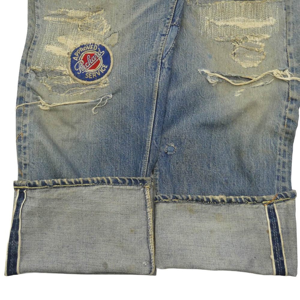 Levi's リーバイス Vintage ヴィンテージ 60s 501 BIG E 前期 Vステッチ ボタン裏E デニム パンツ ライトブルー系【中古】