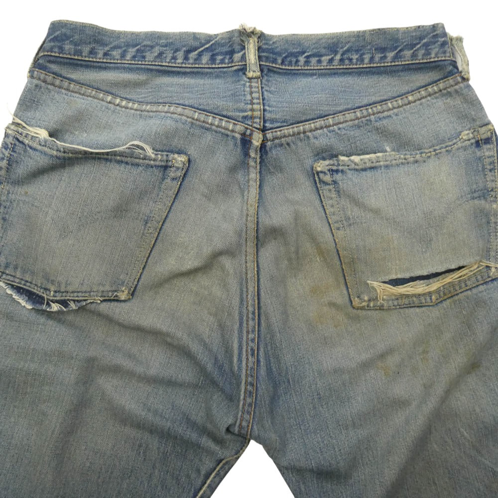 Levi's リーバイス Vintage ヴィンテージ 60s 501 BIG E 前期 Vステッチ ボタン裏E デニム パンツ ライトブルー系【中古】