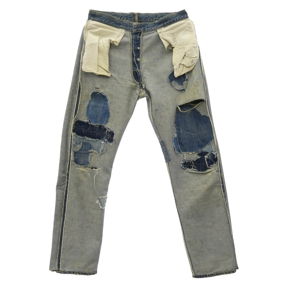 Levi's リーバイス Vintage ヴィンテージ 60s 501 BIG E 前期 Vステッチ ボタン裏E デニム パンツ ライトブルー系【中古】