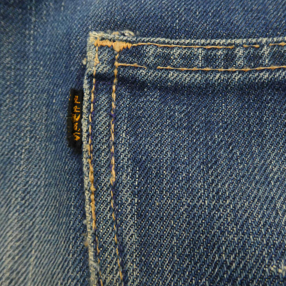 Levi's リーバイス Vintage ヴィンテージ 60s 黒タブ 605 606 BIG E 並行ステッチ 巻縫い ボタン裏S gripperジッパー デニム パンツ ブルー系【中古】