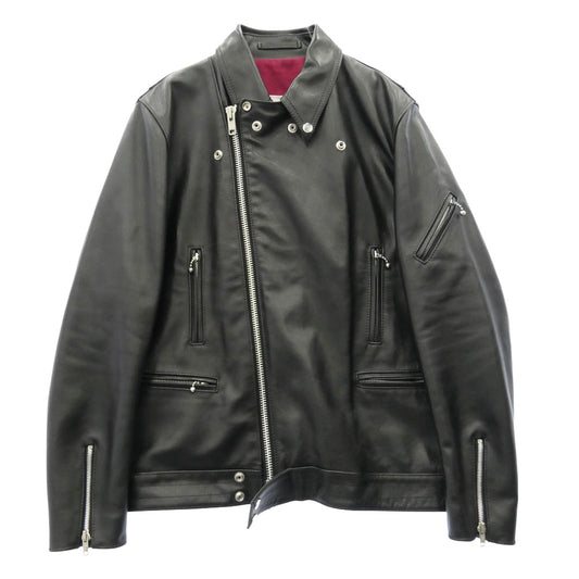 ジェームスグロース NEW MANILA ニューマニラ カウレザー ダブル ライダース ジャケット ブラック系 44【中古】