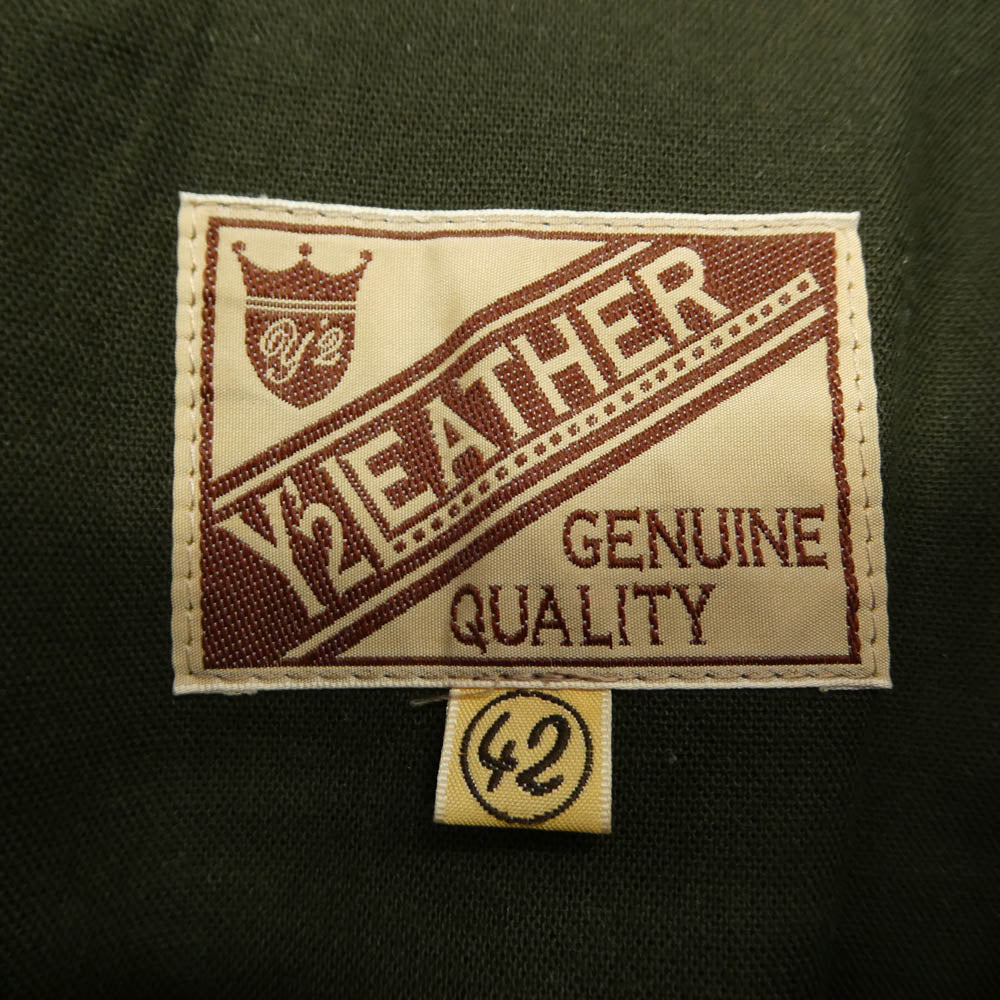 ワイツーレザー EB-140 ECO HORSE TYPE 1 JEAN JACKET エコ ホース タイプ 1st タイプ ホースハイド レザー ジャケット ダークブラウン系 42【中古】
