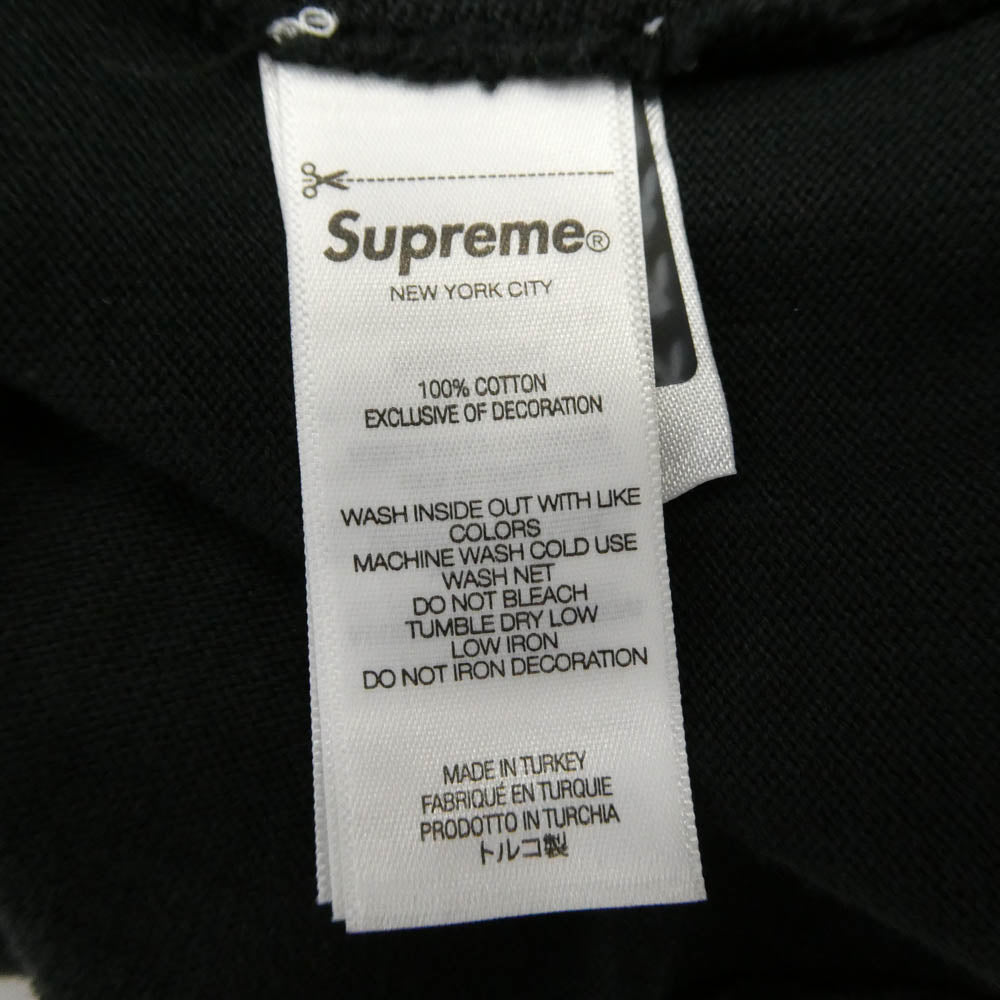 Supreme シュプリーム PLAYBOY プレイボーイ 26SS x Playboy プレイボーイ L/S Football Top フットボール トップ 長袖 カットソー ロンT ブラック系 S【中古】