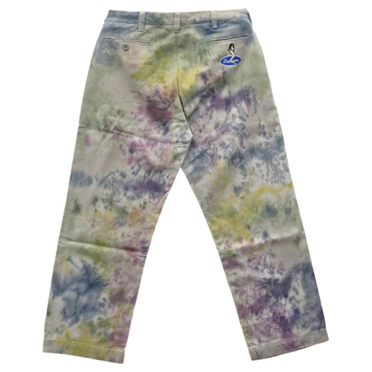 Supreme シュプリーム 21SS Pin Up Chino Pant タイダイ柄 ピンアップ チノ パンツ パープル系 32【美品】【中古】