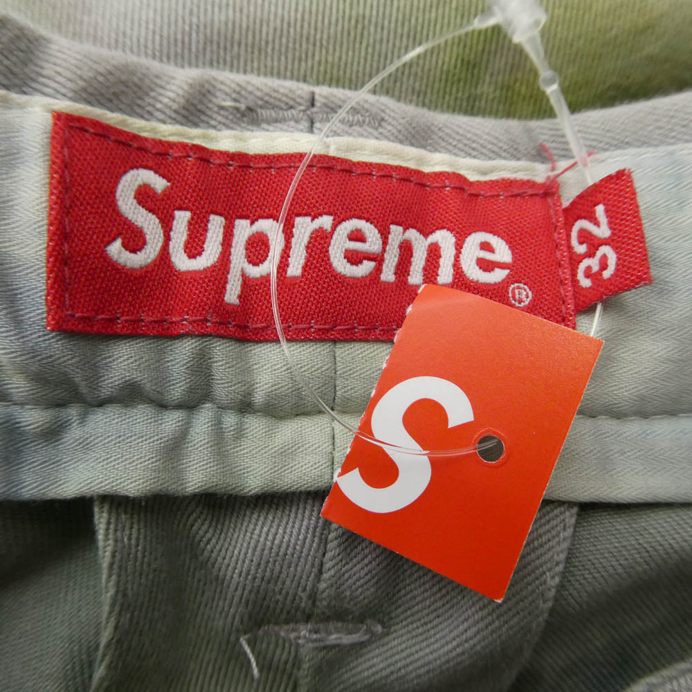 Supreme シュプリーム 21SS Pin Up Chino Pant タイダイ柄 ピンアップ チノ パンツ パープル系 32【美品】【中古】