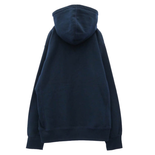 Supreme シュプリーム 19AW Bandana Box Logo Hooded Sweatshirt バンダナ ボックスロゴ フーデッド スウェットシャツ フーディー パーカー ネイビー系 L【美品】【中古】