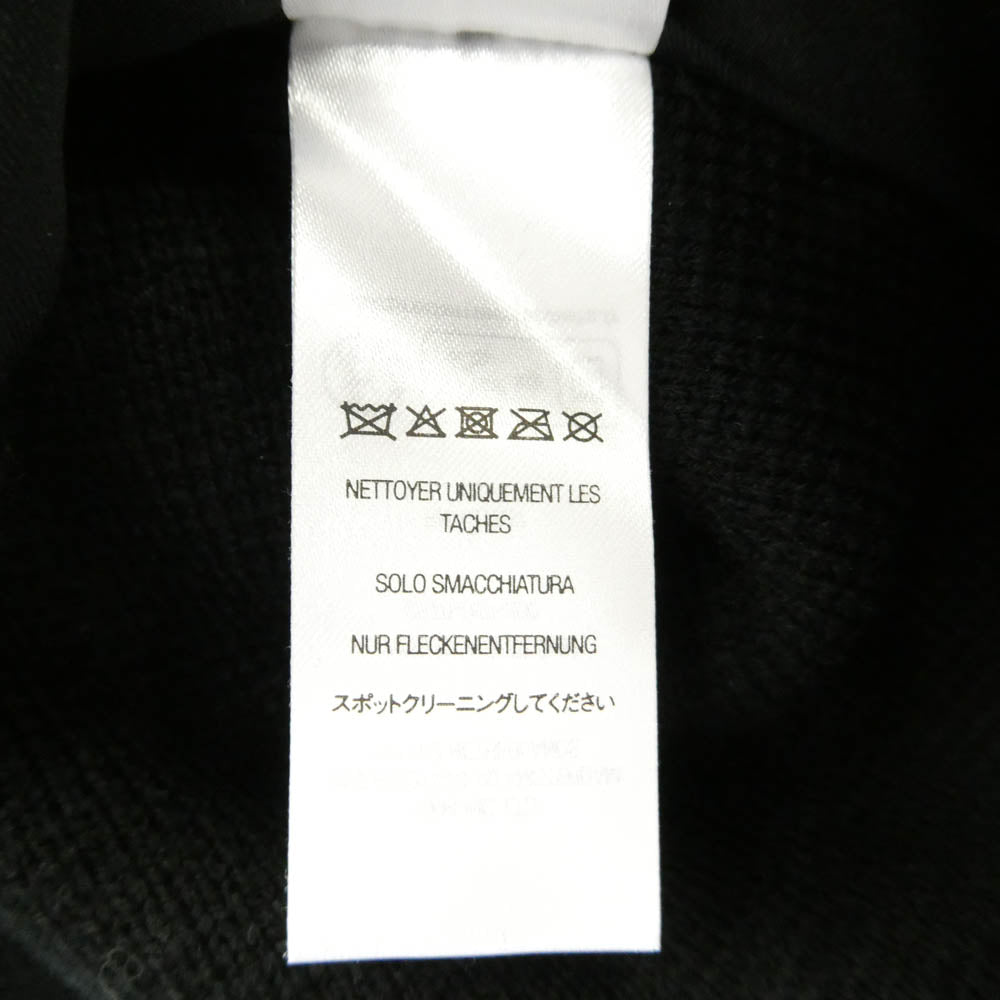 Supreme シュプリーム 24AW Woven Leather Zip Up Cardigan ウーブン レザー ジップアップ カーディガン ブラック系 S【美品】【中古】