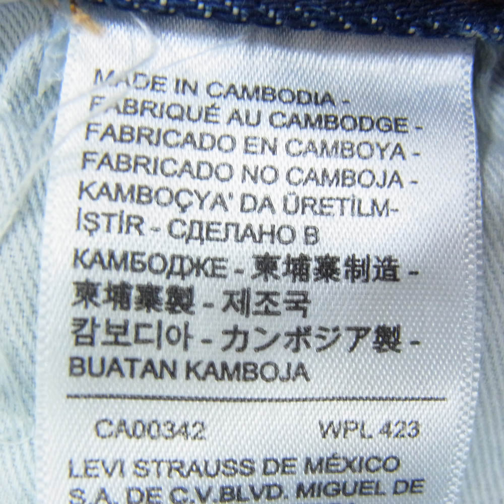 Levi's リーバイス PREMIUM 568 ルーズストレート デニムパンツ ジーンズ W38 L30 インディゴブルー系 38【中古】