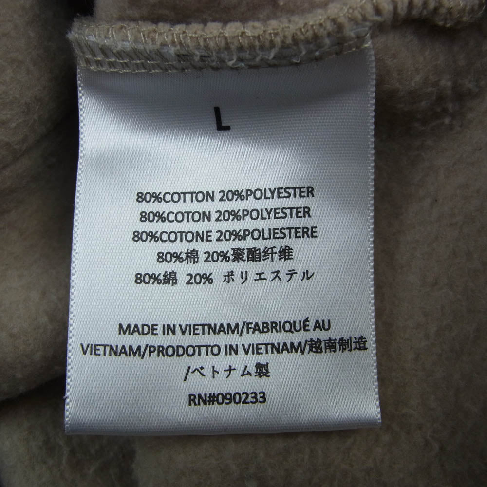 FEAR OF GOD フィアオブゴッド ESSENTIALS エッセンシャルズ フーディー パーカー ベージュ系 L【中古】