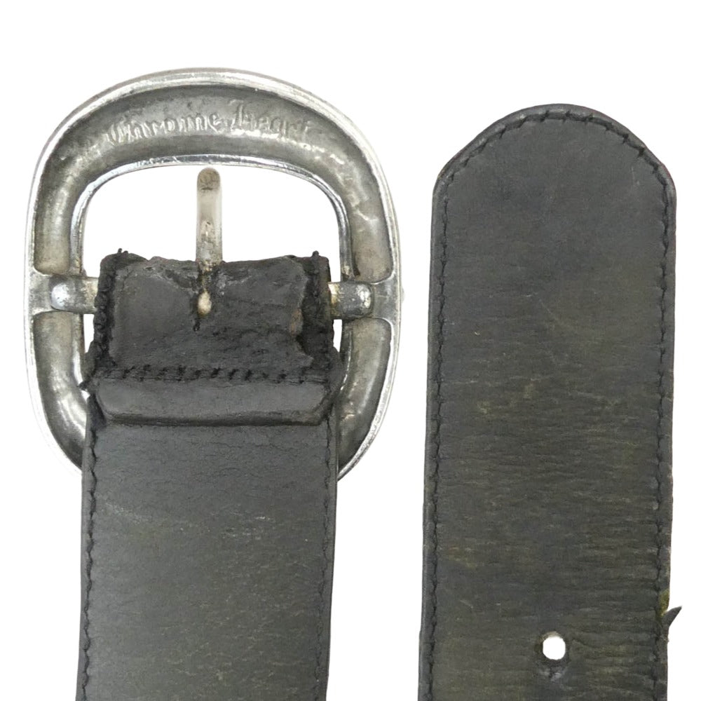 CHROME HEARTS クロムハーツ（原本無） BLT GUNSLINGER 1.5 ガンスリンガー レザー ベルト ダークブラウン系 30【中古】