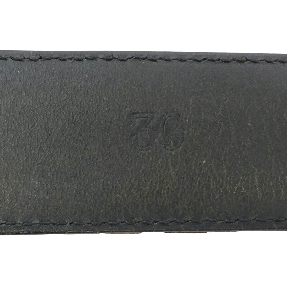 CHROME HEARTS クロムハーツ（原本無） BLT GUNSLINGER 1.5 ガンスリンガー レザー ベルト ダークブラウン系 30【中古】