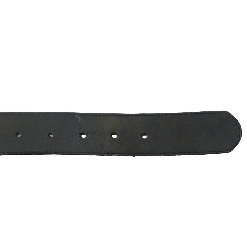 CHROME HEARTS クロムハーツ（原本無） BLT GUNSLINGER 1.5 ガンスリンガー レザー ベルト ダークブラウン系 30【中古】