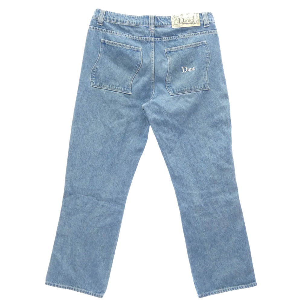 ダイム ライトウォッシュ バギー ジーンズ デニムパンツ インディゴブルー系 XL【中古】