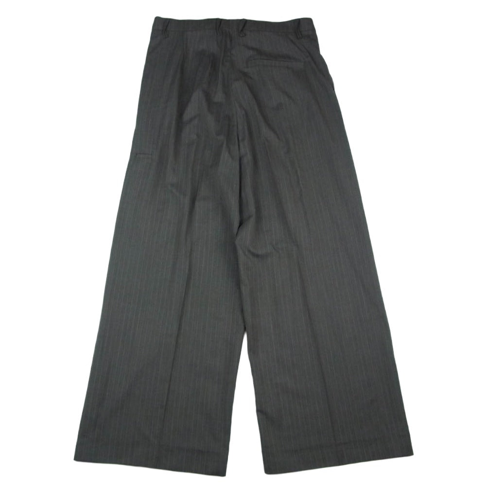 エムエーエスユー 26SS M26U6PL001 RED ANGEL WIDE TROUSERS ワイド トラウザー スラックス パンツ ブラウン系 50【新古品】【未使用】【中古】