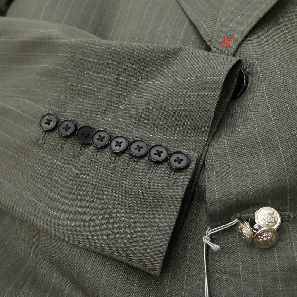 エムエーエスユー 26SS M26U6JK001 RED BAR TACK TAILORED JACKET テーラードジャケット グレー系 50【新古品】【未使用】【中古】