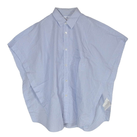 COMME des GARCONS コムデギャルソン S23063 SHIRT シャツ ストライプ シャツ ポンチョ ライトブルー系【中古】