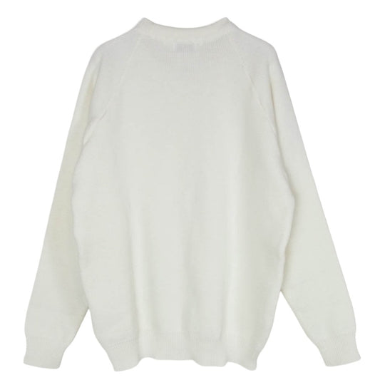 COMME des GARCONS コムデギャルソン S27525 SHIRT シャツ Charles Kirk クルーネック アクリル ニット セーター オフホワイト系 L【中古】
