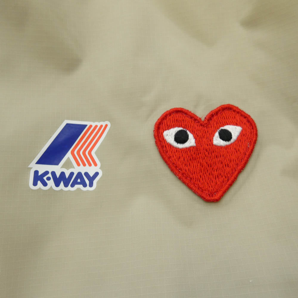 PLAY COMME des GARCONS プレイコムデギャルソン K-WAY ケーウェイ アノラック ジャケット ブルゾン グレー系 L【中古】