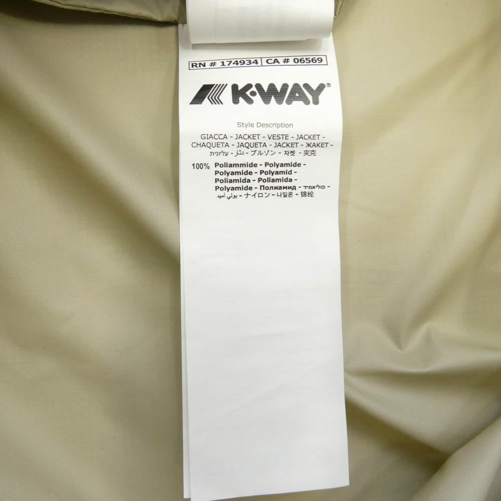 PLAY COMME des GARCONS プレイコムデギャルソン K-WAY ケーウェイ アノラック ジャケット ブルゾン グレー系 L【中古】
